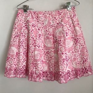 Lilly Pulitzer Girls Pleated Flower Skirt